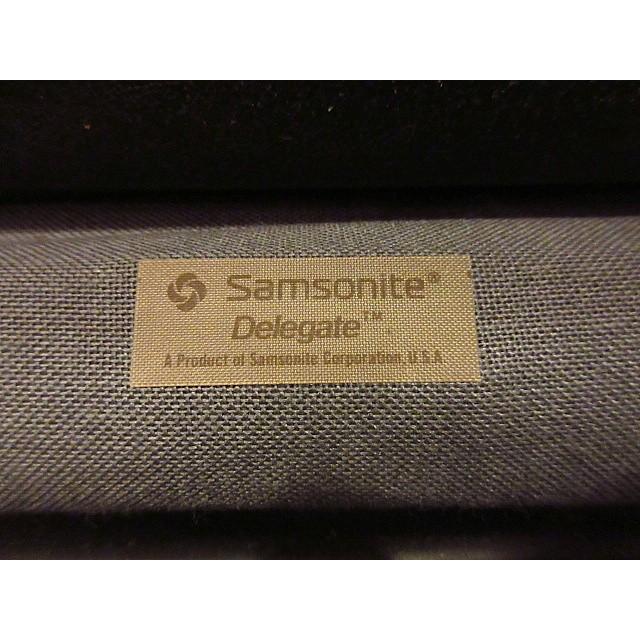 ビンテージ☆Samsonite Delegateアタッシュケース黒☆200216s7 ビンテージ☆Samsonite Delegateアタッシュケース黒☆200216s7