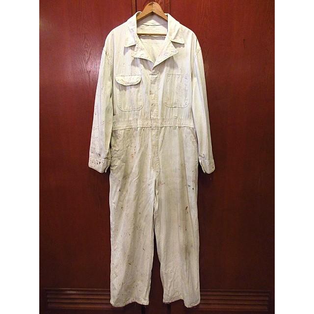 ビンテージ40's50's☆HBTオールインワン生成り☆200220s7-m-all ビンテージ40's50's☆HBTオールインワン生成り☆200220s7-m-all