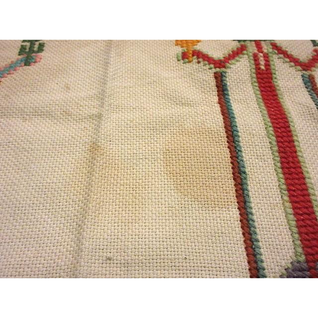 ビンテージ☆ナバホYeiモチーフラグ 約39.5cm×約34cm☆200311s6-rug