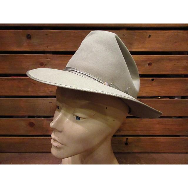 ビンテージ50's☆STETSON OPEN ROADフェドラハットグレー ビンテージ50's☆STETSON OPEN ROADフェドラハットグレー