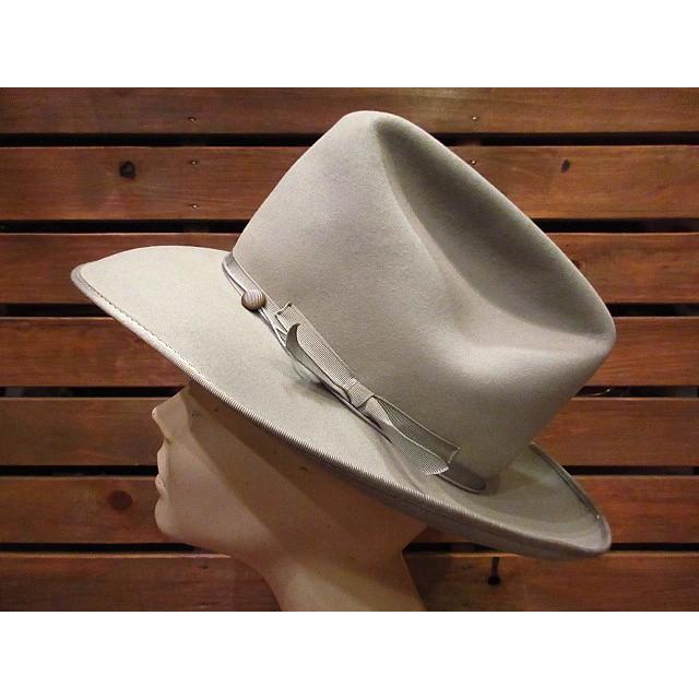 ビンテージ50's☆STETSON OPEN ROADフェドラハットグレー ビンテージ50's☆STETSON OPEN ROADフェドラハットグレー