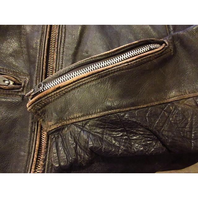 ビンテージ60's☆Buco J-100シングルライダースジャケット黒38 ビンテージ60's☆Buco J-100シングルライダースジャケット黒38