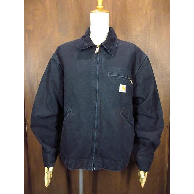 MADE IN U.S.A. Carharttデトロイトジャケット黒size L☆200329n4-m-jk 