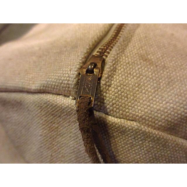 ビンテージ　40s 50s デポジットバッグ　バンクバッグ　集金バッグ ビンテージ40's50's☆耳付きキャンバスボストンバッグ☆200402s6