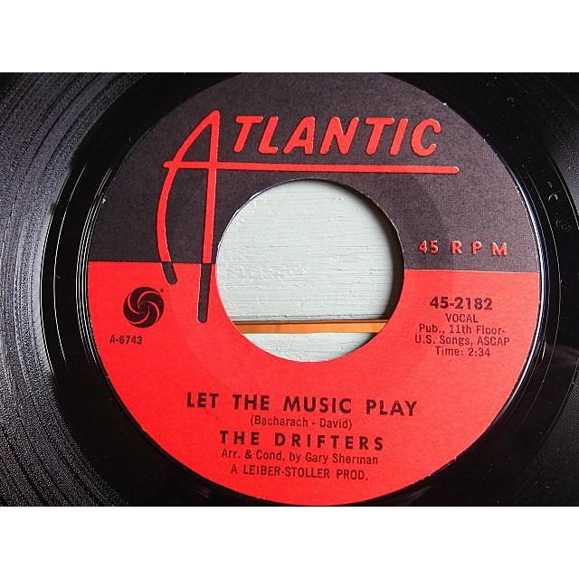 THE DRIFTERS☆ON BROADWAY/LET MUSIC PLAY 45-2182☆200412f10-rcd-7