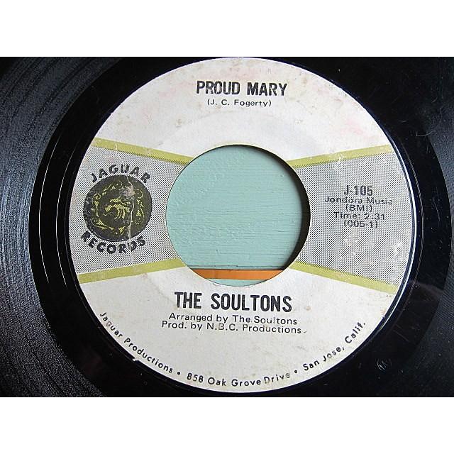 THE SOULTONS★PROUD MARY/CLOUD NINE J-105★200412f7-rcd-7インチレコードソウルレアUS盤｜cozyvintage