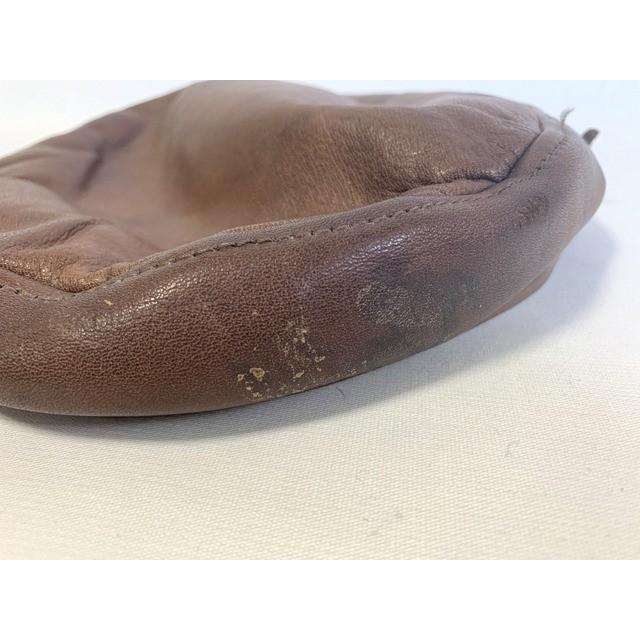 ビンテージ-70's☆レザーキャップ焦げ茶☆200425h4-m-cp-cas古着帽子