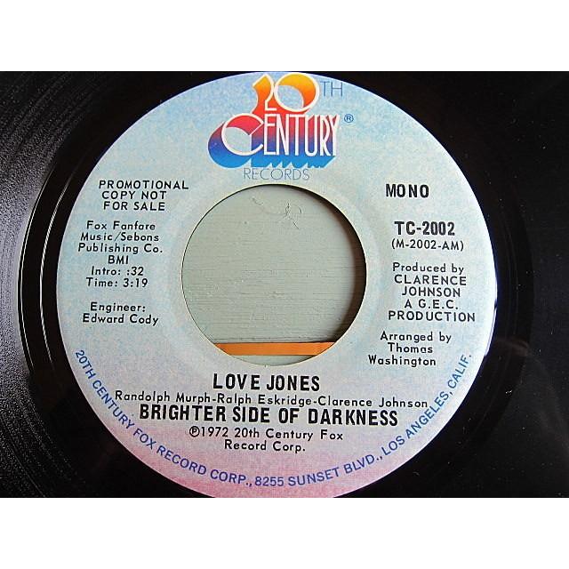 BRIGHTER SIDE OF DARKNESS☆LOVE JONES(MONO)/(STEREO) 20TH CENTURY