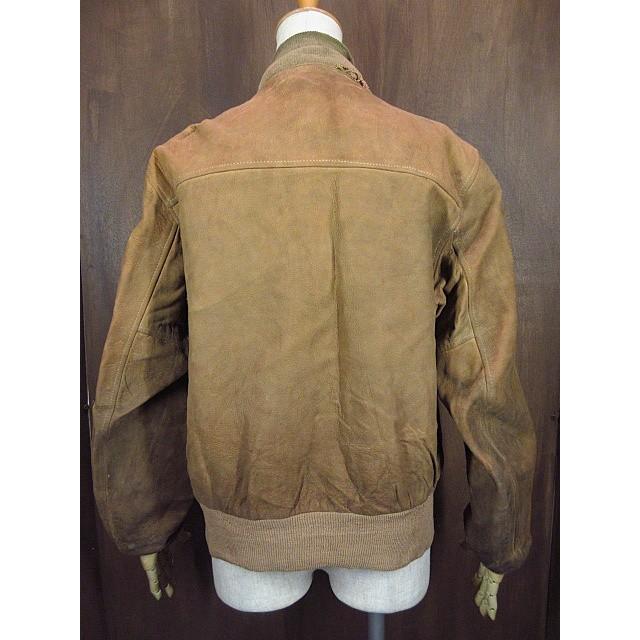 ビンテージ40's50's☆AMC SPORTSWEARヌバックスポーツジャケット