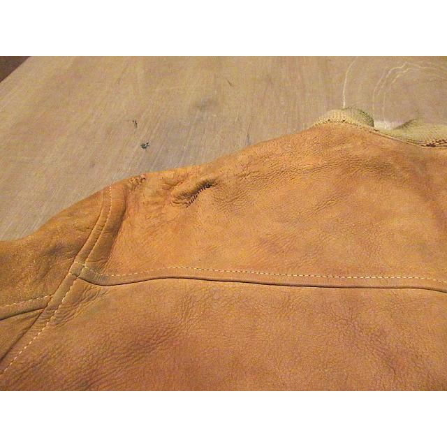 ビンテージ40's50's☆AMC SPORTSWEARヌバックスポーツジャケット