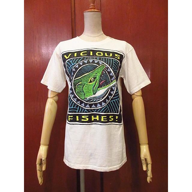 ビンテージ80's☆RAY TROLLアートプリントTシャツM☆200504s3-m-tsh-ot