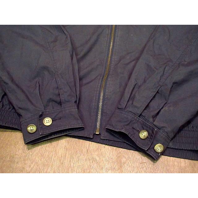 ビンテージ90's☆Burberrys'スイングトップ黒 Size XL☆200509n5-m-jk