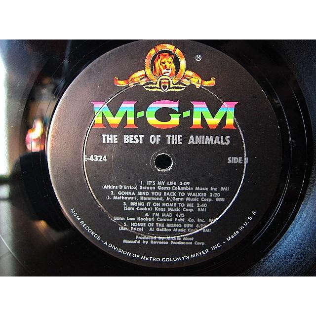 THE ANIMALS☆THE BEST OF ANIMALS MGM RECORDS E-4324☆200509t2-rcd