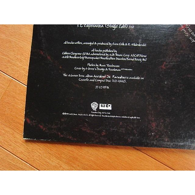 Sven Vath☆Accident In Paradise 2LP Warner Bros PRO-A-6492