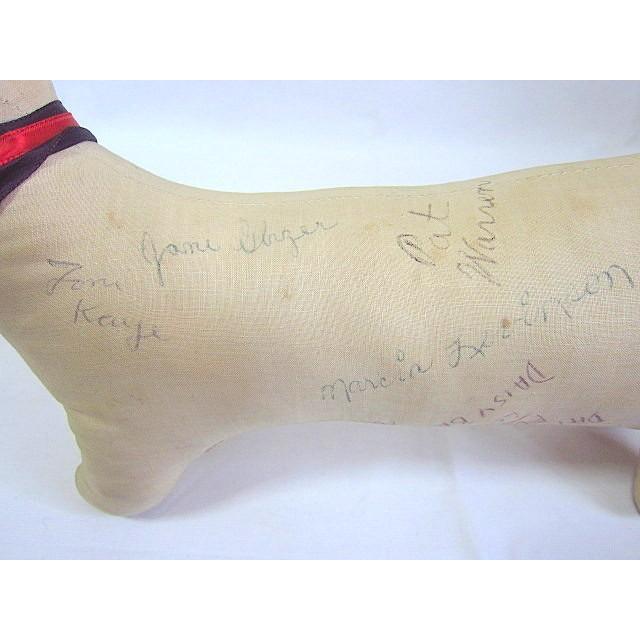 ビンテージ50's☆寄せ書きメモリアルドッグドール☆200515h9