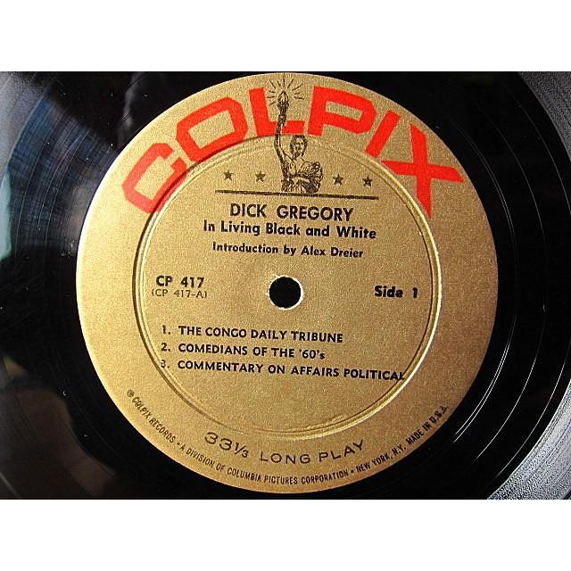 DICK GREGORY☆IN LIVING BLACK & WHITE COLPIX CP 417☆200515t2-rcd