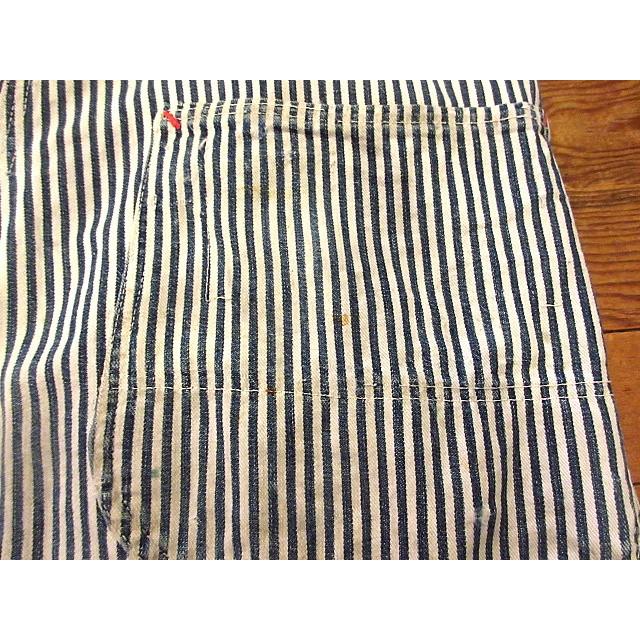 ビンテージ40's50's☆PAY DAYヒッコリーストライプオーバーオールW90cm