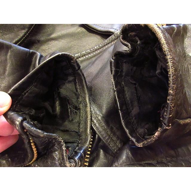 Taubers 50s レザージャケット ビンテージ50's60's○Taubersレザーダブルライダースジャケット黒