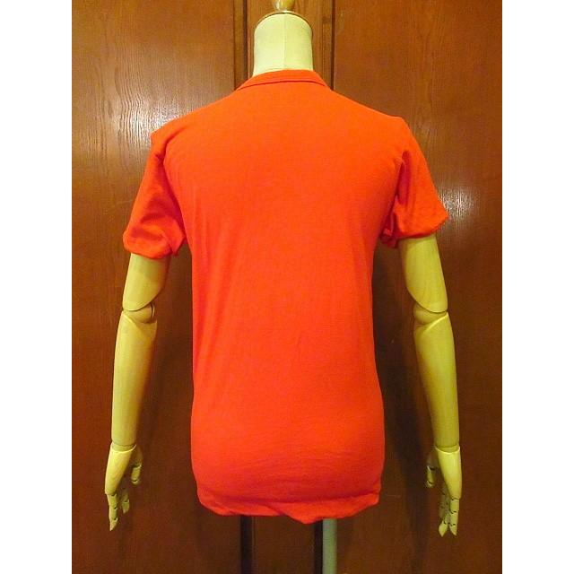 ビンテージ80's○ChampionトリコタグダブルフェイスTシャツ赤×黄sizeS