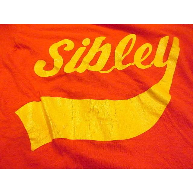 ビンテージ80's○ChampionトリコタグダブルフェイスTシャツ赤×黄sizeS