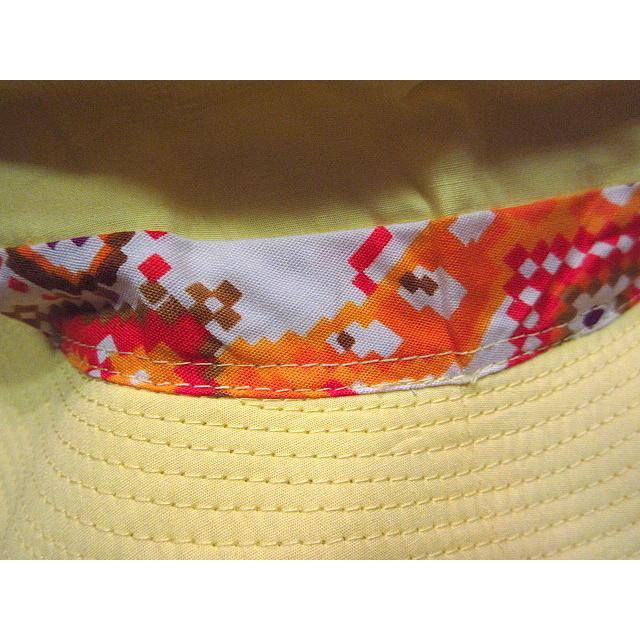 ビンテージ70's80's○DEADSTOCKロールアップハット黄size L○200724n4