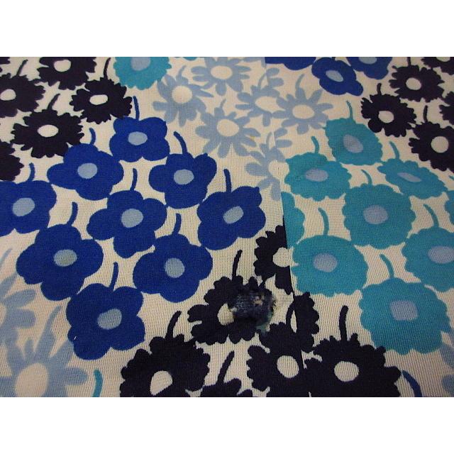 ビンテージ70's○Joan Curtis花柄ノースリーブワンピース