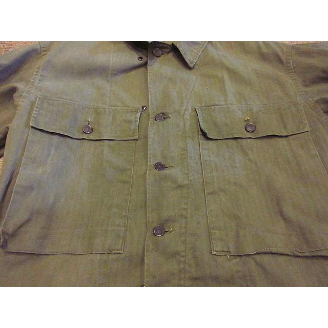 ビンテージ40's○U.S.ARMY M-1943 13星ボタンHBTジャケット○200822s5
