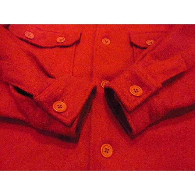 ビンテージ70's○BOY SCOUTS OF AMERICAウールシャツジャケット赤size