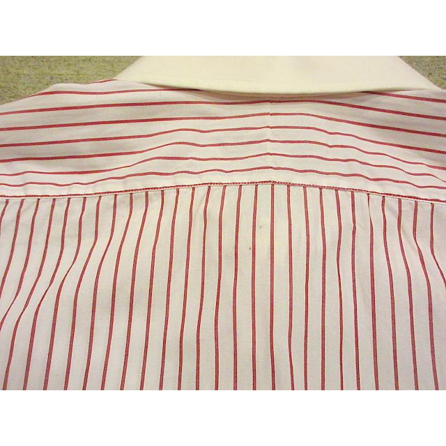 ビンテージ90's○Burberry フレンチカフスストライプドレスシャツ Size