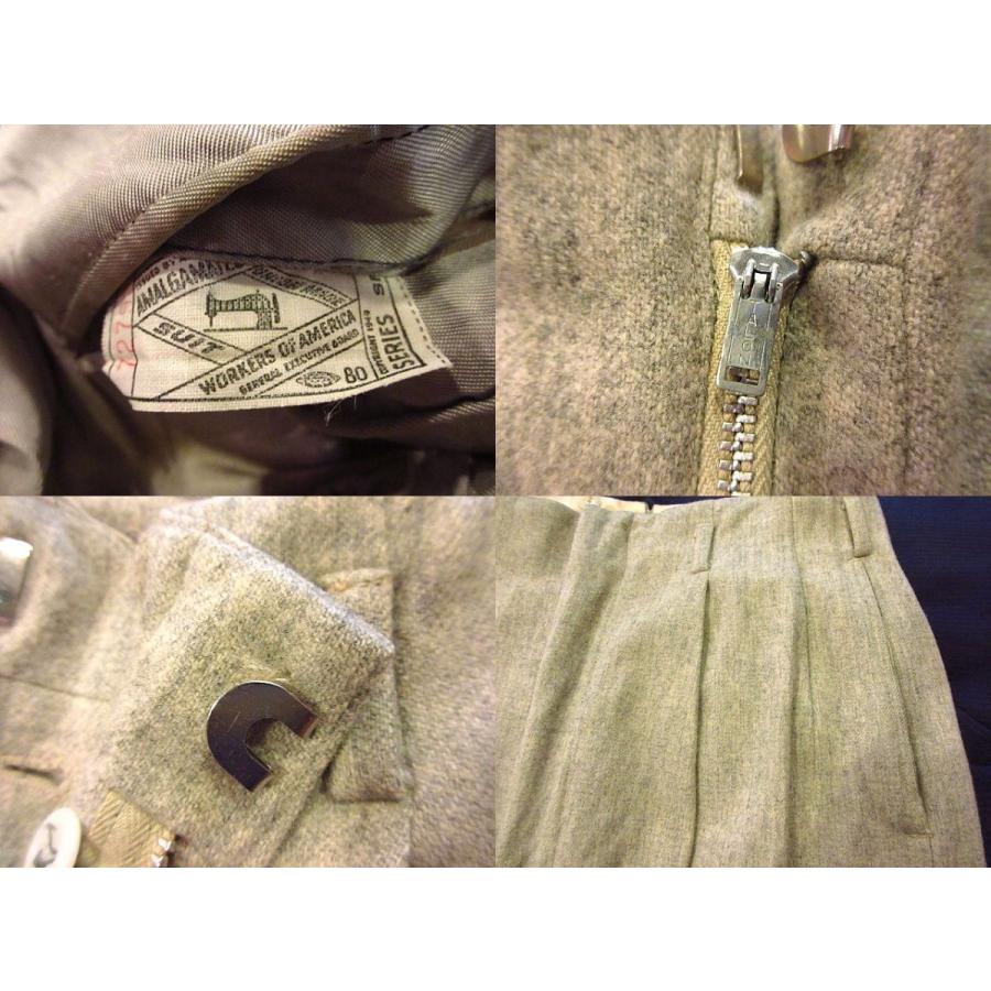 ビンテージ50's○1Bスーツツーピースグレー○200916s1-m-suit 1950s ...