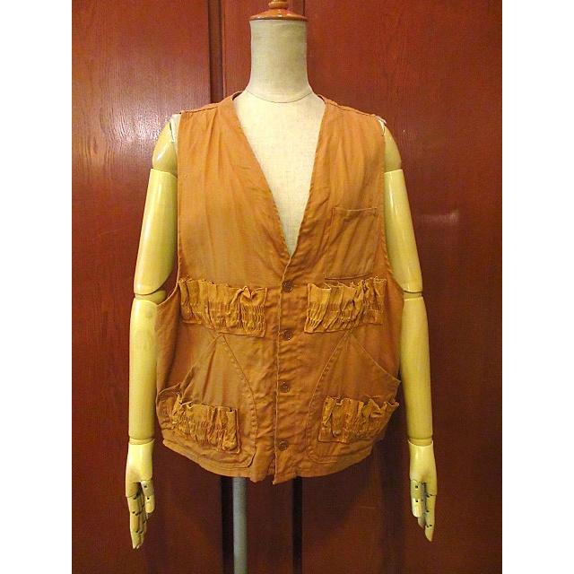 ビンテージ70's○redheadハンティングベスト○200928f1-m-vs古着