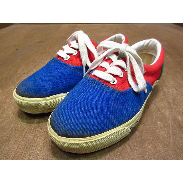 そ*様 50s イギリス軍 キャンバス デッキシューズ vintage age