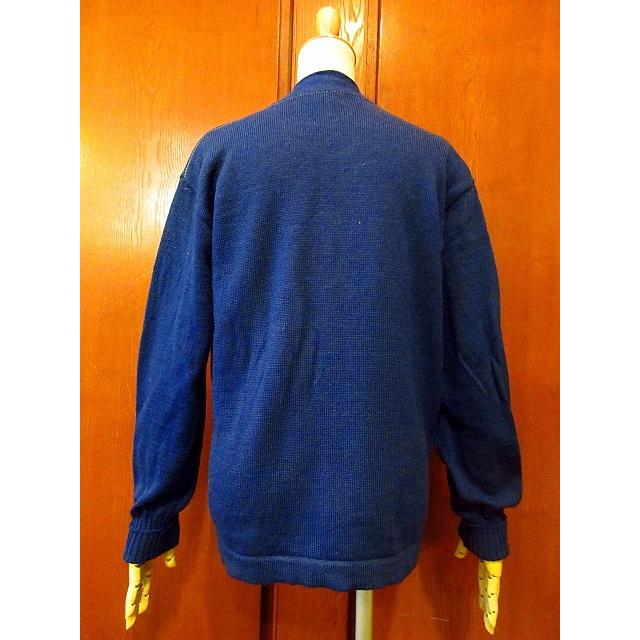 ビンテージ50's○Catalinaレターマンカーディガン青○201013f3-m-cdg