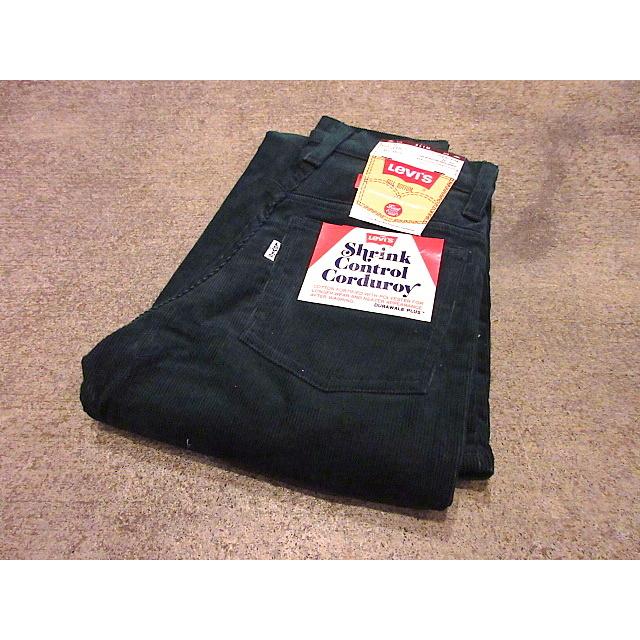 ビンテージ70's○DEADSTOCK Levi's 446コーデュロイ深緑W23 1/2