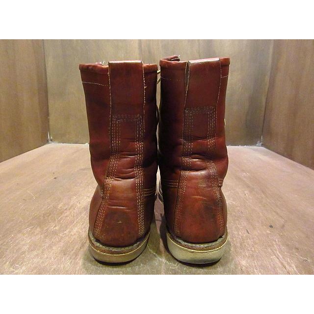 ビンテージ~70's○RED WING?モックトゥワークブーツ茶○201105n1-m-bt