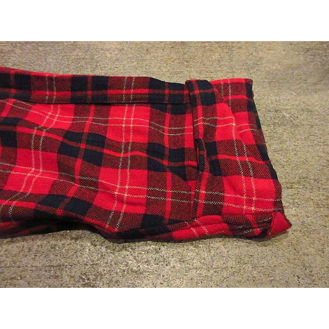 ビンテージ50's○Bamberger'sチェックウールガウン○201107s1-m