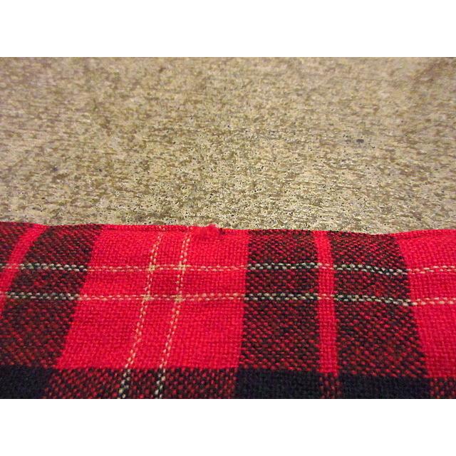 ビンテージ50's○Bamberger'sチェックウールガウン○201107s1-m