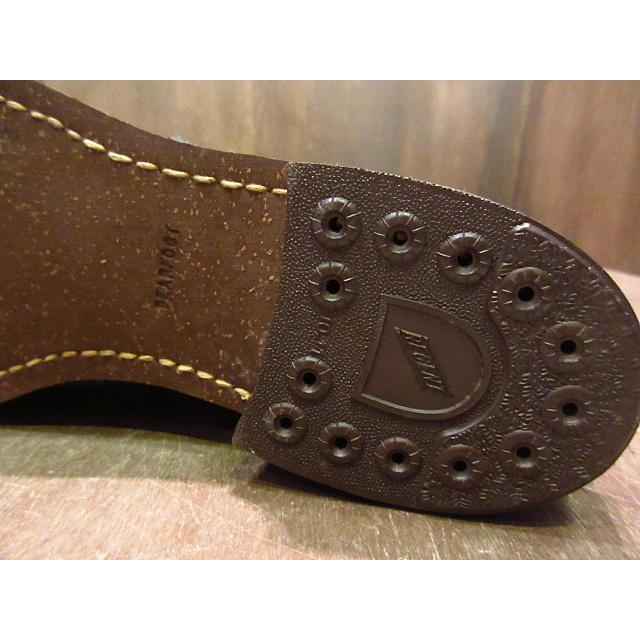 ビンテージ40's50's○DEADSTOCKプレーントゥワークブーツ黒7 1/2 ビンテージ40's50's○DEADSTOCKプレーントゥワークブーツ黒7 1/2
