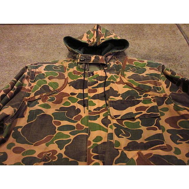 ビンテージ70's○STREAM-FIELDフード付きダックハンターカモ