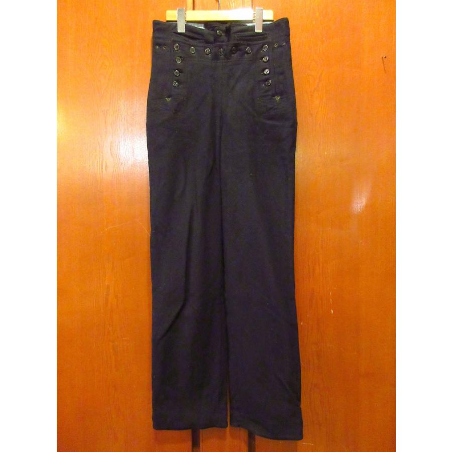 ビンテージ10's20's○U.S.NAVY ウールセーラーパンツ W75cm ビンテージ10's20's○U.S.NAVY ウールセーラーパンツ W75cm