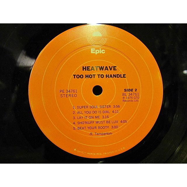 HEATWAVE○TOO HOT TO HANDLEシュリンク付きEPIC PE 34761○201128t3