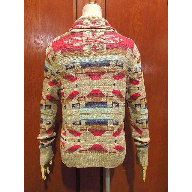 RALPH LAURENレディースネイティブ柄ショールカラーコットン
