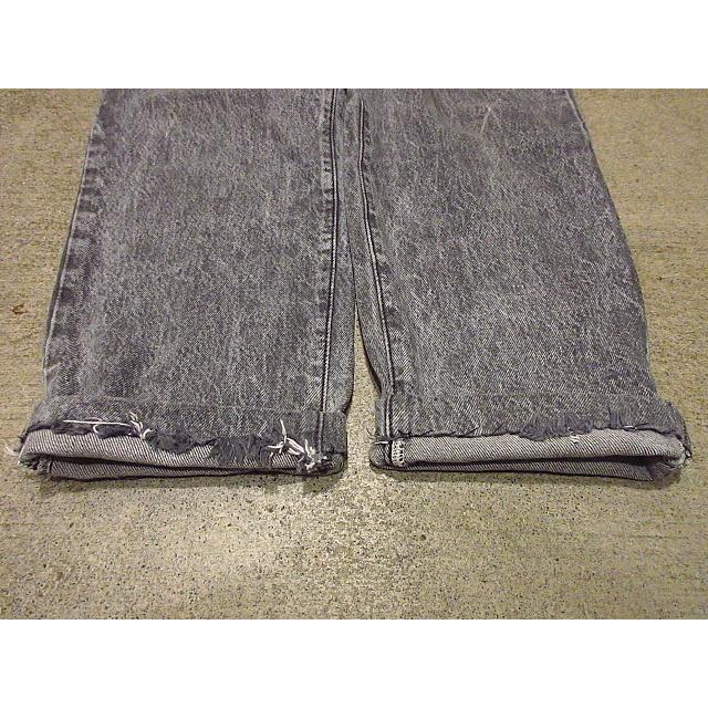 ビンテージ80's○Levi's 501アシッドウォッシュブラックW72cm