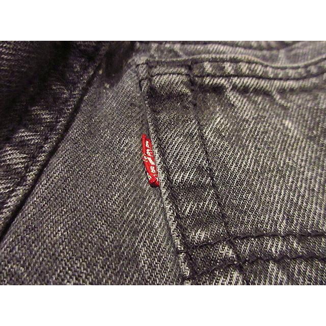 ビンテージ80's○Levi's 501アシッドウォッシュブラックW72cm