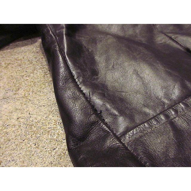 美品ステアハイド＆TALON 1970年代レプリカSQUADRONシングルレザー ステアハイド＆TALON！1970年代レプリカ！SQUADRONシングルレザー