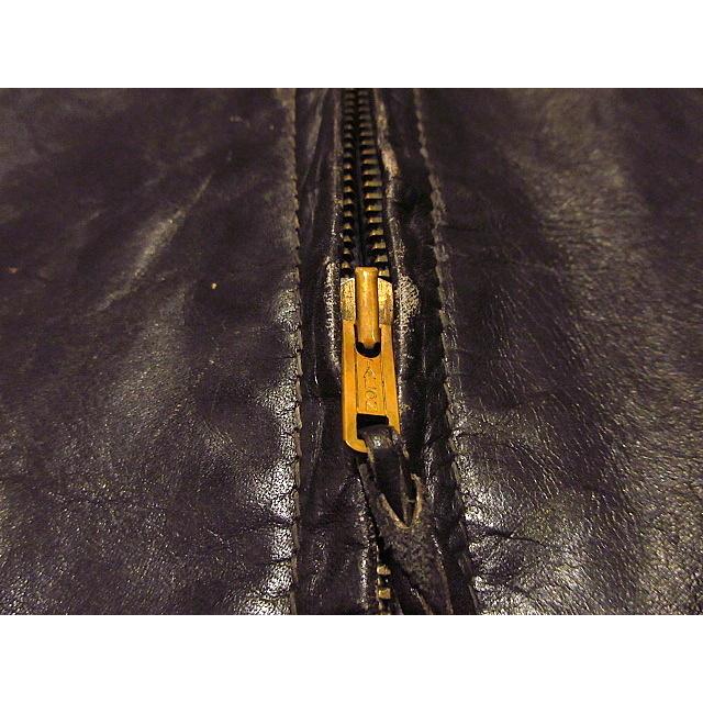 ビンテージ60's○シングルライダースジャケット黒○201221f7-m-jk-lt