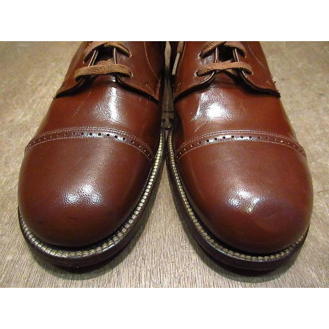 ビンテージ40's○DEADSTOCK CONNOLLYキッドスキンキャップトゥシューズ