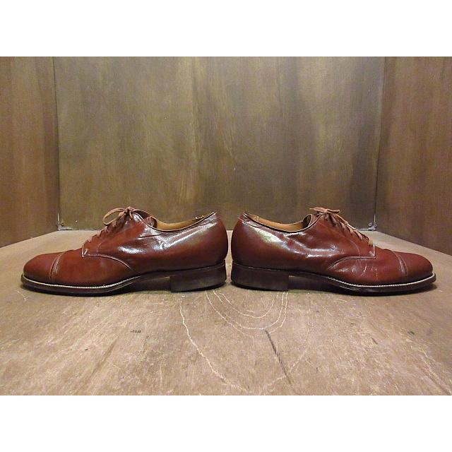 ビンテージ40's○DEADSTOCK CONNOLLYキッドスキンキャップトゥシューズ