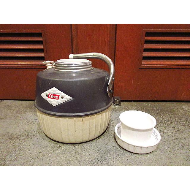 ビンテージ50's○Colemanダイアロゴ1ガロンウォータージャググレー
