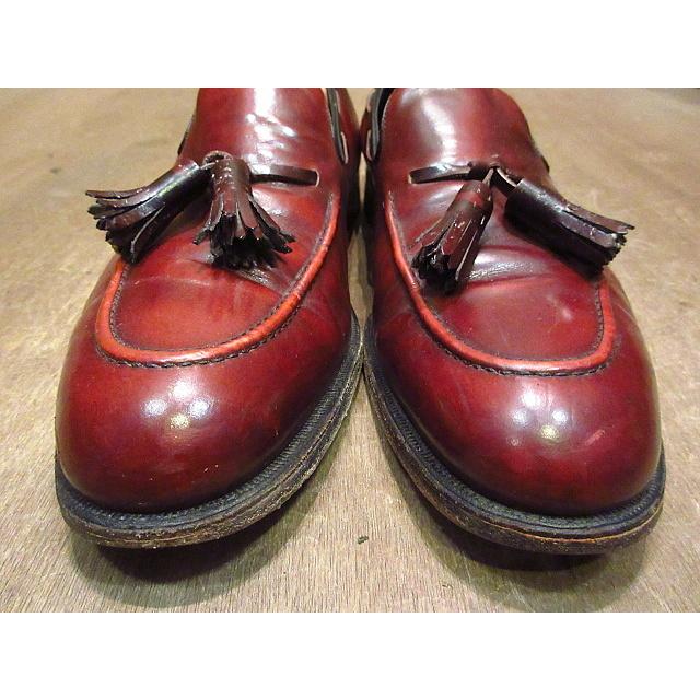 ビンテージ○FRENCH SHRINERタッセルローファー赤茶11 B ビンテージ○FRENCH SHRINERタッセルローファー赤茶11 B